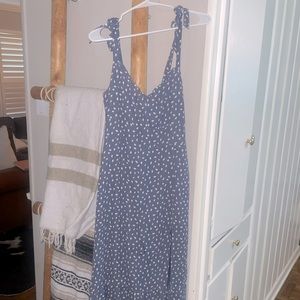 A&F Blue Midi Sundress w/ Slit